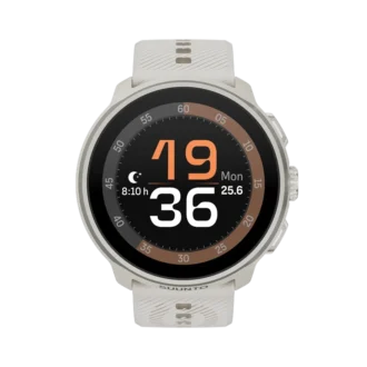 Suunto Run w kolorze mroźnej szarości z silikonowym paskiem