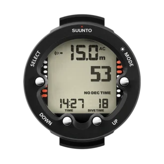 Suunto Zoop Novo Black – łatwy w obsłudze komputer nurkowy z dużym wyświetlaczem
