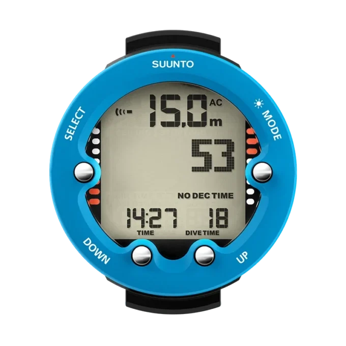 Suunto Zoop Novo Blue – łatwy w obsłudze komputer nurkowy z dużym wyświetlaczem Suunto Zoop Novo Blue – łatwy w obsłudze komputer nurkowy z dużym wyświetlaczem