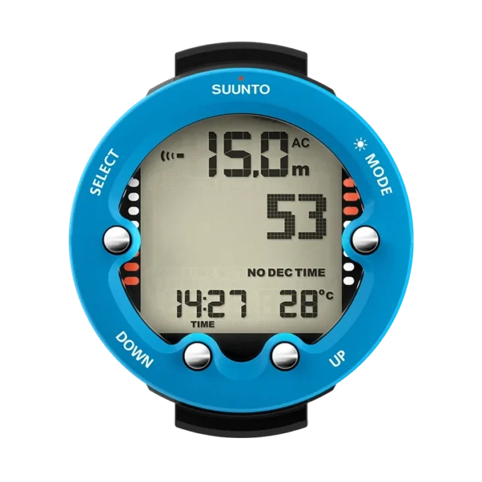 Suunto Zoop Novo Blue – łatwy w obsłudze komputer nurkowy z dużym wyświetlaczem Suunto Zoop Novo Blue – łatwy w obsłudze komputer nurkowy z dużym wyświetlaczem