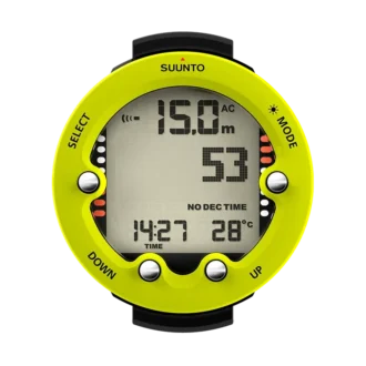 Suunto Zoop Novo Lime – łatwy w obsłudze komputer nurkowy z dużym wyświetlaczem Suunto Zoop Novo Lime – łatwy w obsłudze komputer nurkowy z dużym wyświetlaczem