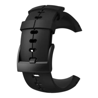 Zestaw całkowicie czarnych pasków silikonowych do zegarków Suunto Spartan Ultra