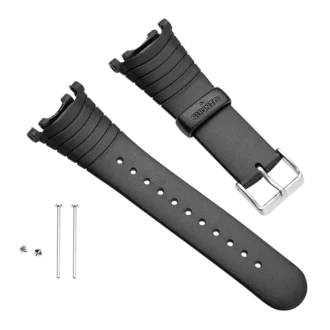 Zestaw paska Suunto Vector z czarnego elastomeru – pasek do modeli Vector i Advizor