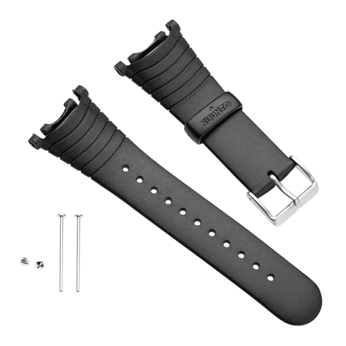 Zestaw paska Suunto Vector z czarnego elastomeru – pasek do modeli Vector i Advizor Zestaw paska Suunto Vector z czarnego elastomeru – pasek do modeli Vector i Advizor